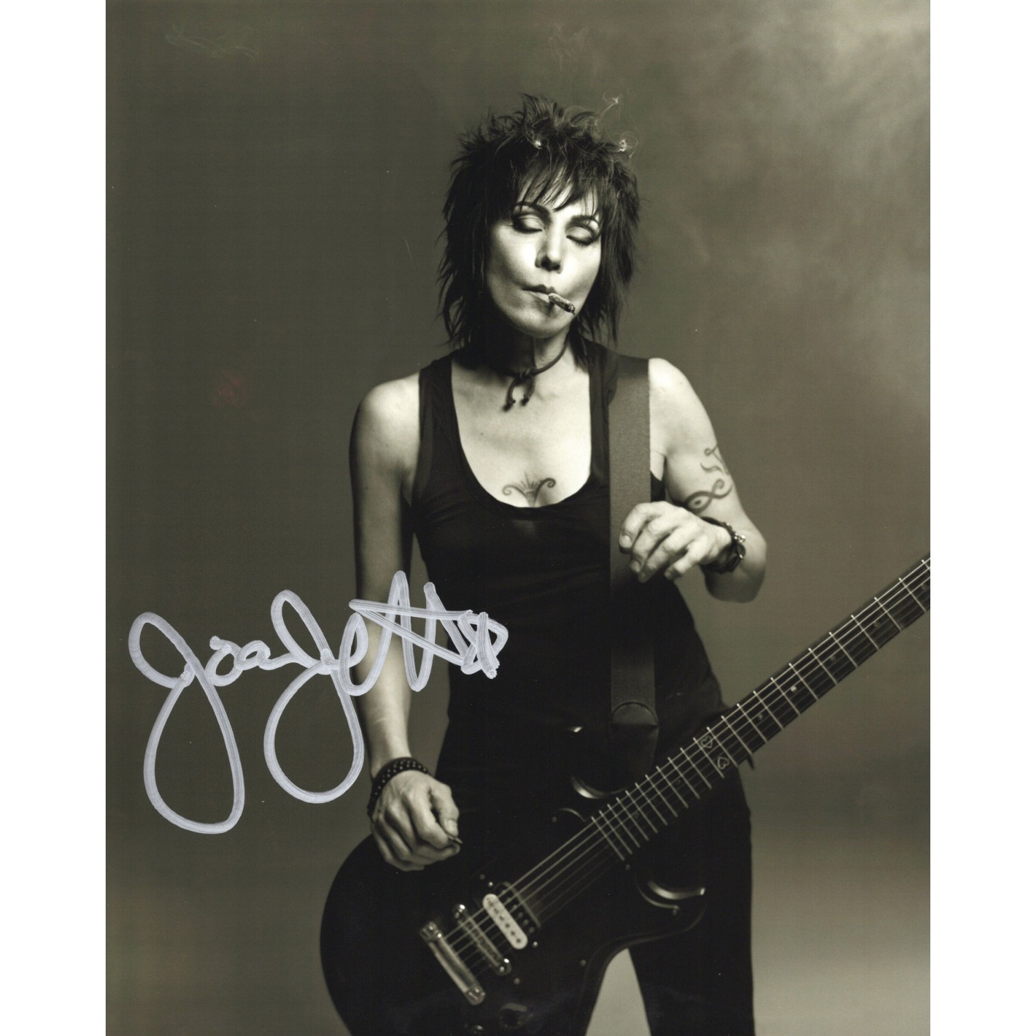 ジョーン・ジェット　JOAN JETT　【手描きペイント皮】Mサイズ ジョーン・ジェット JOAN JETT 【手描きペイント皮】Mサイズ